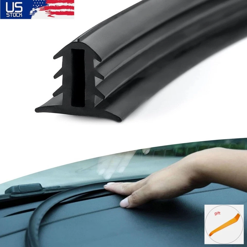 Резиновая звуконепроницаемая уплотнительная полоска 1,6 м универсальная для приборной панели автомобиля лобовое стекло подушечка - Изображение 1 из 4