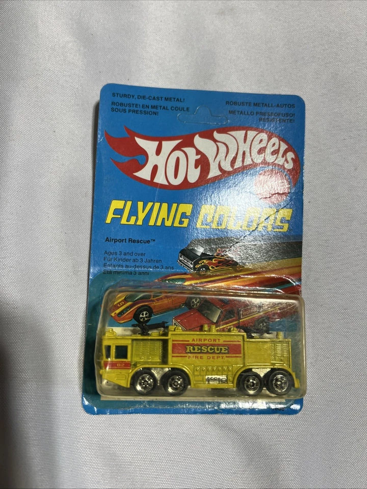 Hot Wheels International Flying Colors Airport Rescue Yellow BW Malaysia 1979 - Image 1 of 4