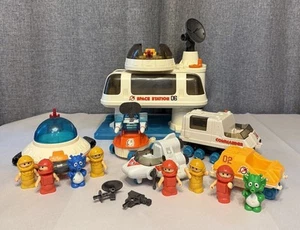 Space Station Fisher Price 1984 Li’l Playmates Play Set Lil Little NASA Ships - Picture 1 of 24