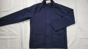 NUOVA GIACCA PETER MILLAR UOMO NEWPORT IMPERMEABILE MANICA LUNGA NAVY TAGLIA XL - Foto 1 di 4