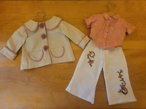 Näherin hergestellt 3-teiliges Outfit/Kleidung für 18" American Girl Stil Puppe sehr schön! - Bild 1 von 5
