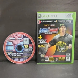 Disco de demostración oficial Xbox 360 78 vacaciones 2007 WWE SmackDown Raw 2008 - Imagen 1 de 4