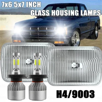 Светодиодная прожекторная фара для Chevrolet 82-93 S10 Blazer для GMC S15 7X6 дюймов высокая/низкая - Изображение 1 из 4