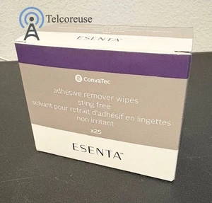 423391 Convatec Esenta Sting Free Adhesive Remover Wipes 25QT, NEW IN BOX - Picture 1 of 2