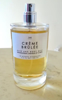 Creme Brulee 144 Le Monde Gourmand спрей для волос и тела 3,4 жидких унц 100 мл - Изображение 1 из 2