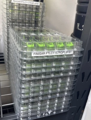 100 X Finisar FTLC1157RGPL6FB1 100G-CWDM4 Lite Transciever New Pulls Qty 100 - Image 1 of 4