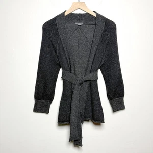 Cárdigan suéter grande gris con cinturón Academia Gilmore Armani Exchange para mujer - Imagen 1 de 11