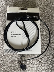 Neu Notebook Laptop Computer Schloss Sicherheitsschloss Kabelkette mit Schlüssel  - Bild 1 von 4
