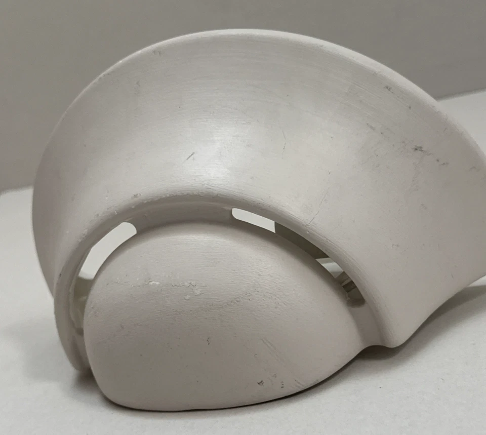 Apliques Art Deco Vintage Montaje en Pared Blanco Yeso Cerámica Media Luna Eléctricos Foto 1 de 4