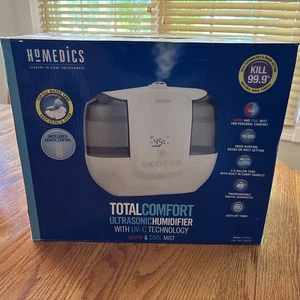 Homedics Ultrasonic Humidifier UV-C Tech Warm & Cool Mist 2 Gal Open Box New - Picture 1 of 4