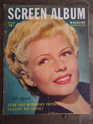 Rita Hayworth en portada, revista Screen Album, 1935 Foto 1 de 2