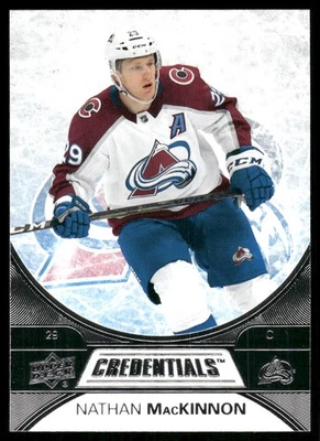 2021-22 Upper Deck Credentials #4 Nathan MacKinnon - Image 1 of 2