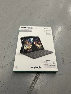 Logitech Slim Folio Keyboard Case for iPad 10th Gen & A16 (920-011368) NEW - Image 1 of 4