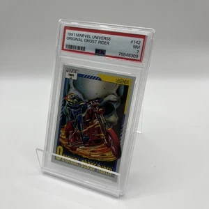 1991 Marvel Universe #142 Original Ghost Rider PSA 7 NM - Picture 1 of 4