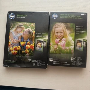 New HP Everyday Photo Paper sheet Glossy Set Of 2 - Picture 1 of 2