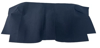 Alfombra cortafuegos interior felpa negra Porsche 914 914-6 70-76 Foto 1 de 4