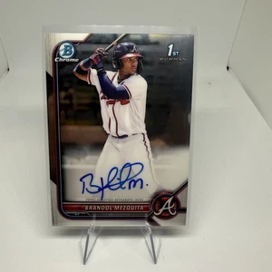 2022 Bowman Chrome #CPA-BMQ Brandol Mezquita Prospect Autographs 4279 - Picture 1 of 2