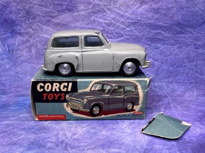CORGI TOYS 206M HILLMAN HUSKY ESTATE MECHANICAL VERSION DIECAST 1956 GREY W/BOX - Image 1 of 4
