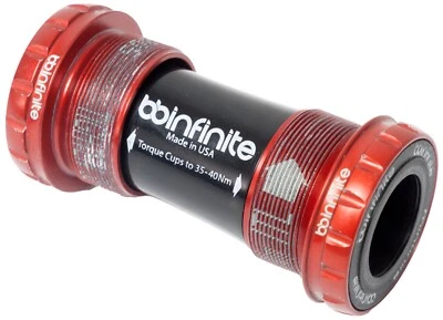 BBInfinite English BSA Bottom Bracket Shimano Road 24mm 68/73mm Ceramitech Brngs - Image 1 of 3
