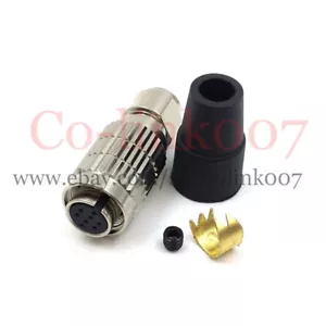 Hirose 8pin connettore HR25-7TP-8S per I/O Trigger Cable GIGE AVT CCD Camera Plug - Foto 1 di 9