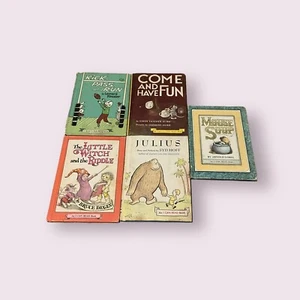 Vintage I CAN READ BOOK Hardcover Lot Of 5 first editions 1950-1980 - Foto 1 di 24