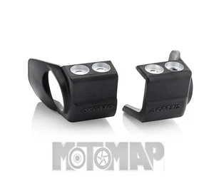 PROTEZIONE PIEDINI PIEDINO FORCELLA ACERBIS KAWASAKI KX F 250 2009 2018 NERO - Foto 1 di 1