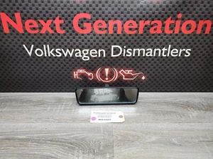 2009 - 2014 Volkswagen Inside Back Interior Rear View Mirror Satin Black - Picture 1 of 15