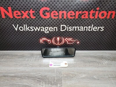 2009 - 2014 Volkswagen Inside Back Interior Rear View Mirror Satin Black - Image 1 of 4