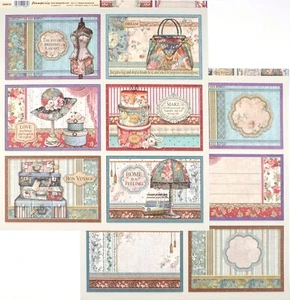 Álbum de recortes Stamperia de 10 hojas de 2 caras 12x12 - Elegantes citas inspiradoras - Imagen 1 de 1