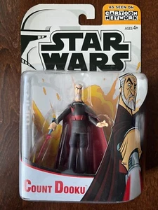 Star Wars Cartoon Network COUNT DOOKU The Clone Wars 2003 Hasbro - Picture 1 of 9