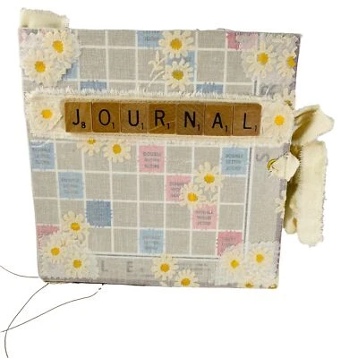 Handmade Junk Journal Hard Custom Game Board Cover Includes Removable Ephemera u - Image 1 of 4