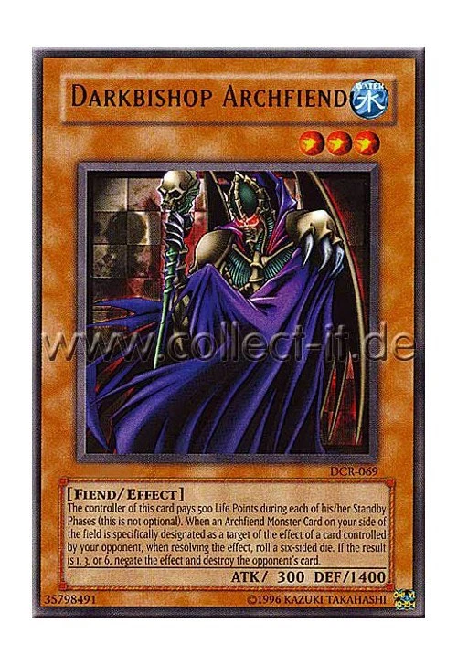 Yugioh - DCR-069 Darkbishop Archfiend englisch - Bild 1 von 1