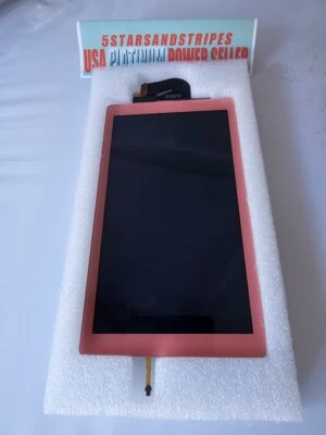 NEW FULLY ASSEMBLED Nintendo Switch Lite LCD Screen with PINK Touch Digitizer - Image 1 of 2