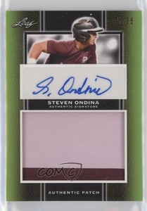 2019 Leaf Perfect Game National Showcase Emerald /25 Steven Ondina Patch Auto
