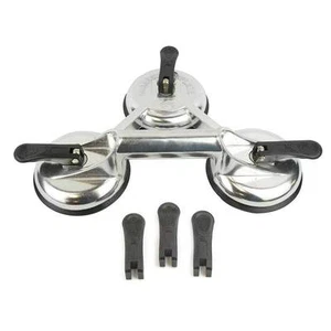 Big Horn 19291 4-1/2" Diameter 3" Jaw Glass Suction Cups / Plate - Picture 1 of 3