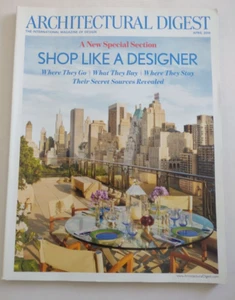 Architectural Digest Magazine: April 2010 Shop Like a Designer - Picture 1 of 1