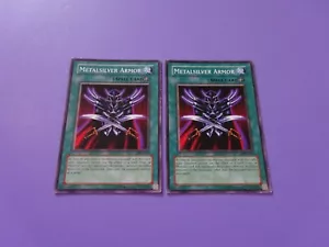 Yu-Gi-Oh! 2 X Metalsilver Armor MFC-037 Common Unlimited - Picture 1 of 6