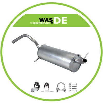 Endschalldämpfer VW POLO 9N 1.2 Skoda Fabia 1.2 Schrägheck 2001-2005 Auspuff