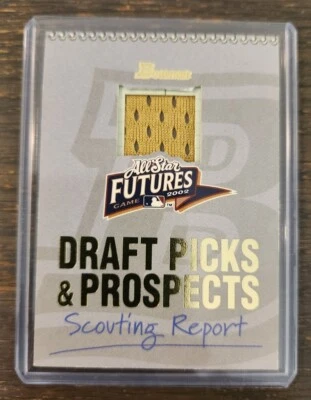 Camiseta deportiva Bowman Draft 2002 Francisco Liriano Fabric Of Future RC Giants Twins Foto 1 de 4