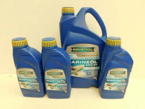 8,34 €/l Ravenol aceite marino gasolina SAE 25W-40 7 L mineral aceite de motor interior fueraborda - Imagen 1 de 1