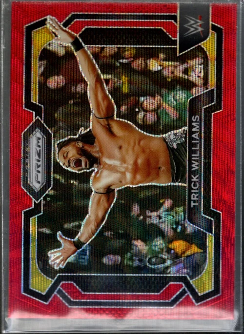 B5542- 2024 Panini Prizm WWE Prizms Ruby Wave Cards -You Pick- 15+ FREE US SHIP - Image 1 of 1