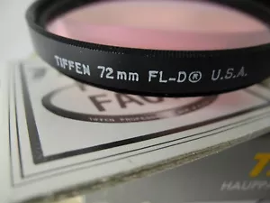 TIFFEN Filter 72MM FLD BOXED WITH CASE PERFECT FOR FLUORESCENT TO DAYLIGHT - Picture 1 of 7