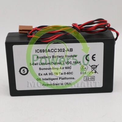 1PCS IC695ACC302-AB New For GE FANUC Auxiliary Battery Module "In Stock" - Image 1 of 4