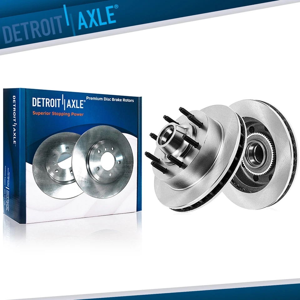 Front Disc Brake Rotors for 2008 - 2014 Ford E-150 E-250 E-450 E-350 Super Duty - Изображение 1 из 4