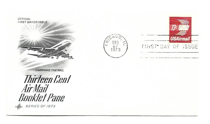 JH C79as  13c Winged Envelope, booklet single, ArtCraft  FDC - Image 1 of 1