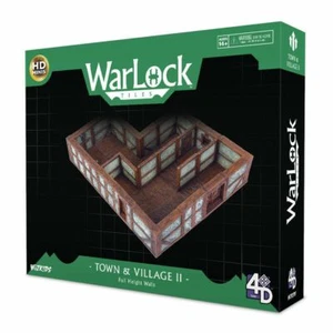 Azulejos Wizkids 4D WarLock - Juego de 2 paredes de yeso de altura completa Town & Village (Preparación - Imagen 1 de 2