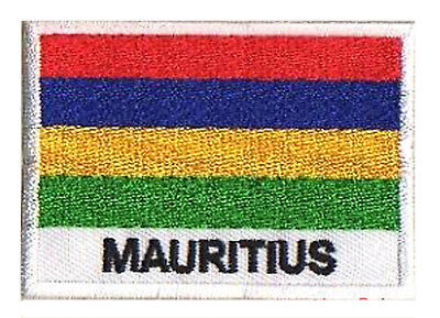 Patch écusson ILE MAURICE Patche Drapeau Badge Mauritius 70 X 45 Mm • 2.60€
