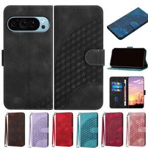 For Google Pixel 6 Pro 6A 7 8 9 Pro XL 7A 8A Wallet Flip Purse Book Phone Cover - Picture 1 of 20