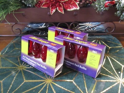Light Keeper Pro Transparent Red C7 Replacement Bulbs 120V 5W 60Hz AC  4-Count - Image 1 of 4