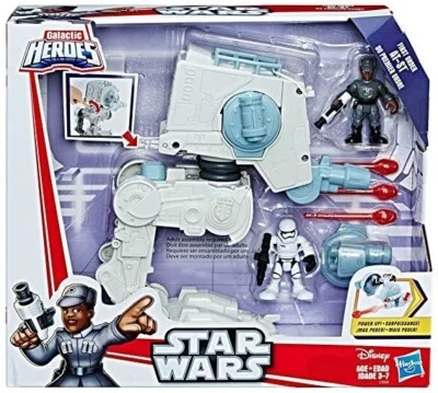 Disney Star Wars Galactic Heroes AT-ST Playskool Playset Toy Action Figure NEW
